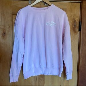 Baby pink billabong sweatshirt